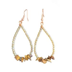 Tiger's eye earrings